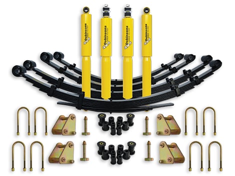 Image of an awewsome Dobinsons suspension lift kit for this vehicle.